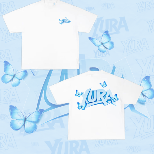 TEE-SHIRT YURA BLANC édition BUTTERFLY